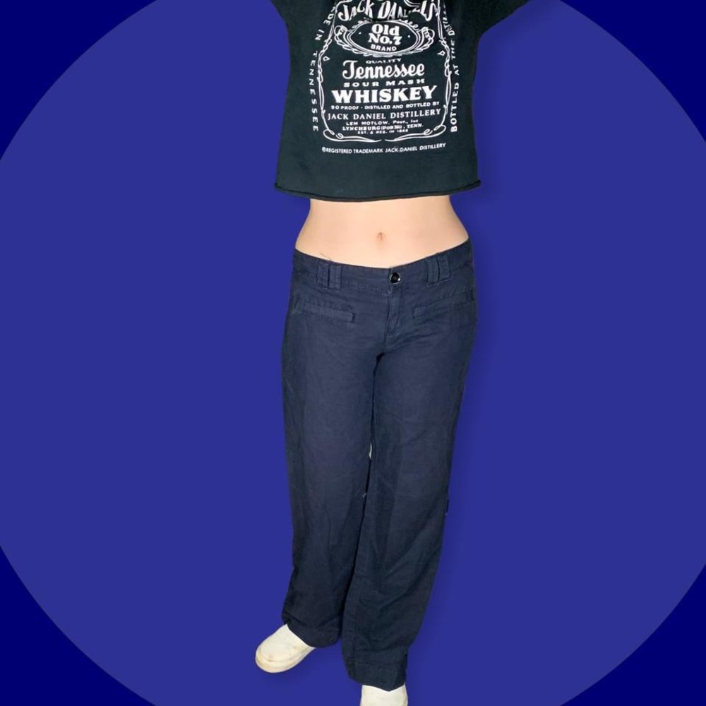 Low rise Y2K style pants